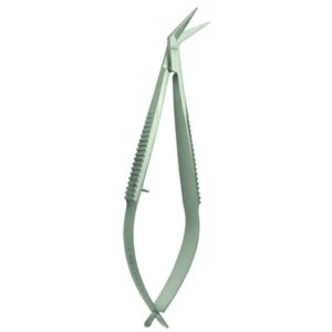 Noyes Micro Spring Action Scissors Angled, 110mm