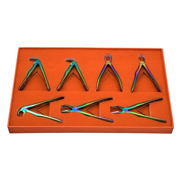 Pedo Extraction Forceps Set Multi Color