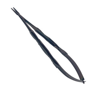 Castroviejo Needle Holder TC STR 18cm Black